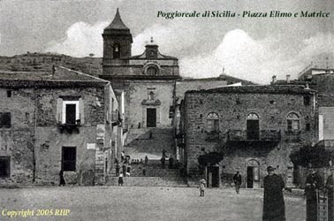 Piazza Elimo e Matrice, Poggioreale, Sicilia